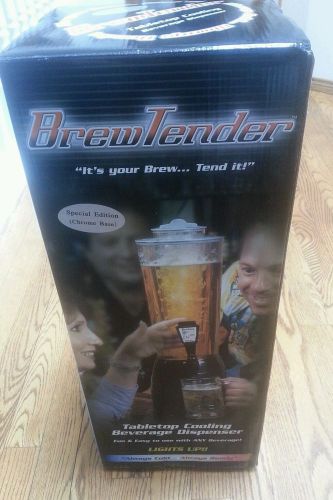 BrewTender Tabletop Beverage Dispenser with Chrome Base Special Edition