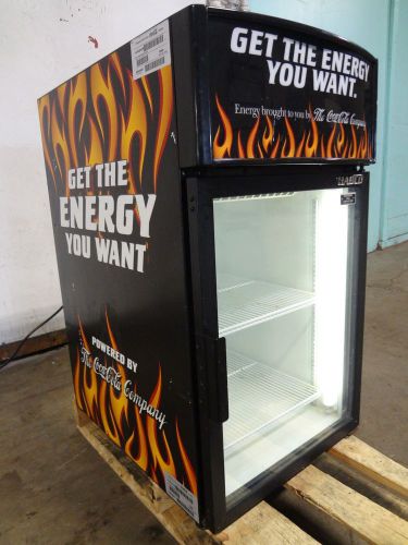 &#034; habco &#034; commercial h.d. counter top refrigerated lighted mini display case for sale