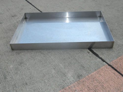 15&#034; Stainless Steel Food Tray