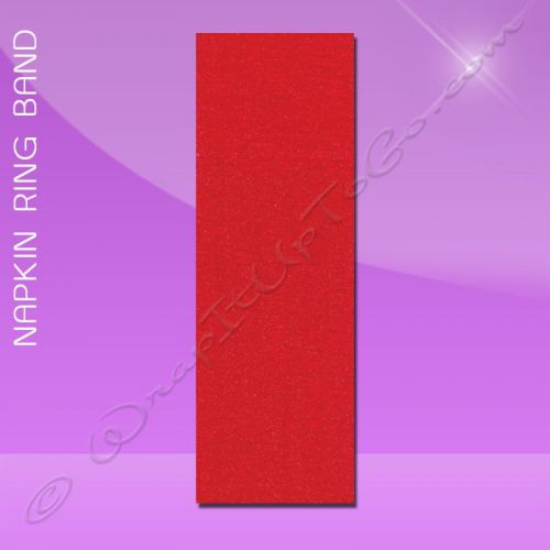 Napkin Ring Band – 1-1/2 x 4-1/2 – Red