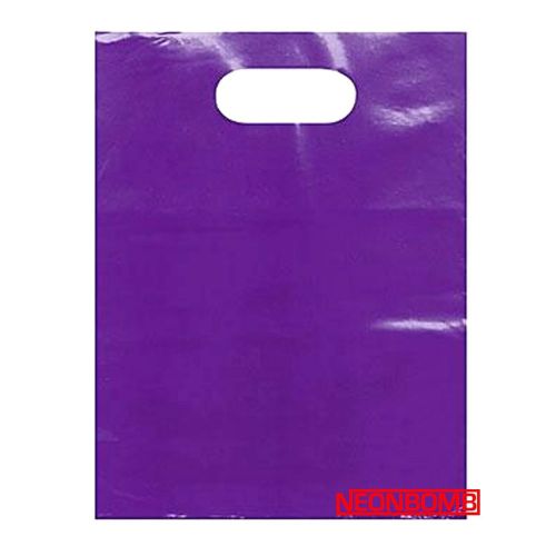 200 9&#034; x 12&#034; Purple Low Density Merchandise Shopping Bags Bold Violet