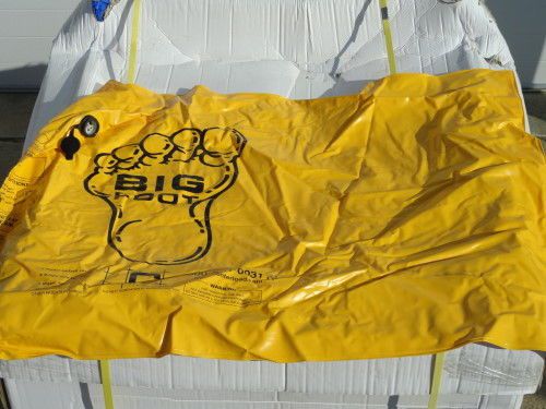 Lot of 20 new centerload big foot vinyl dunnage air bag 36&#034; x 48&#034; ho3648mp itw for sale