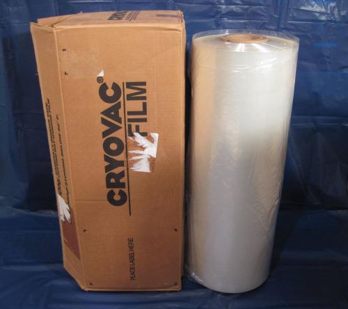 Cryovac d-955 centerfold shrink film roll 26” x 2,620” new condition 100 gauge for sale