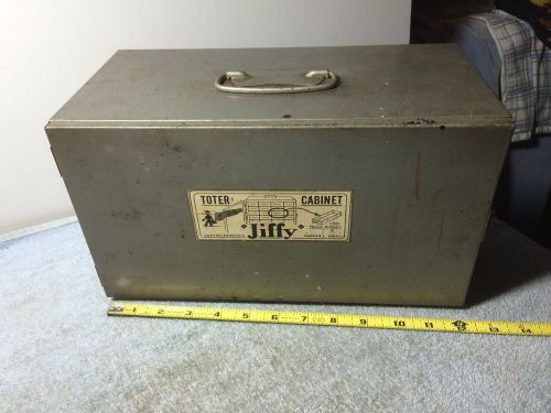 Vintage &#034;Jiffy Toter&#034;  Cabinet Storage Bins