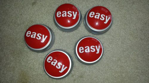 Lot of 5 Staples Easy Buttons