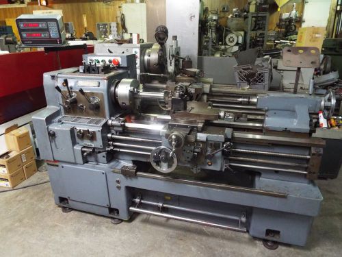 Whacheon 17x40&#034; gap lathe, partial taper attachment, quick change tool post. for sale