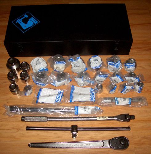 Armstrong 29 pcs sockets/ratchet set 3/4&#034; dr 12pt - made in u.s.a. - ship free! for sale