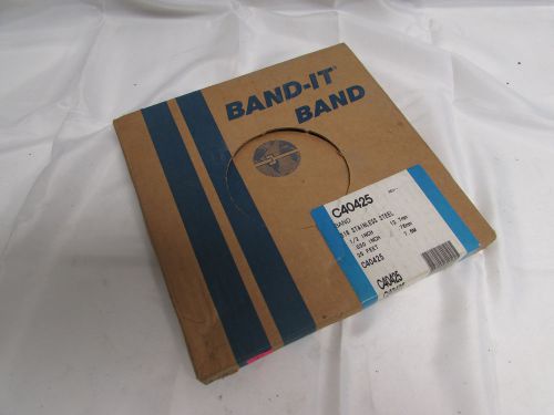 BAND-IT C40425 BAND 316 STAINLESS STEEL 1/2&#034;X0.3&#034;X25&#039; ***NIB***