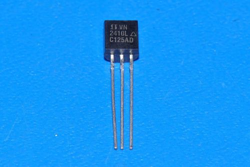 20-pcs trans mosfet n-ch 240v 0.18a 3-pin to-226aa vishay vn2410l 2410 for sale