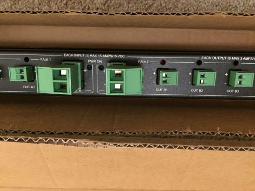 Verint systems pdp10-2 vrt 1u power distribution panel rack mount - free ship for sale