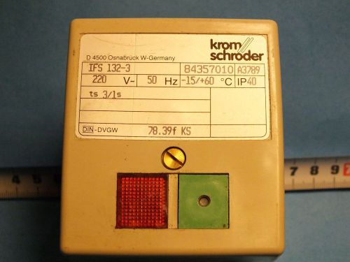 KROM SCHRODER, IFS 132-3 220V  (84357010), New