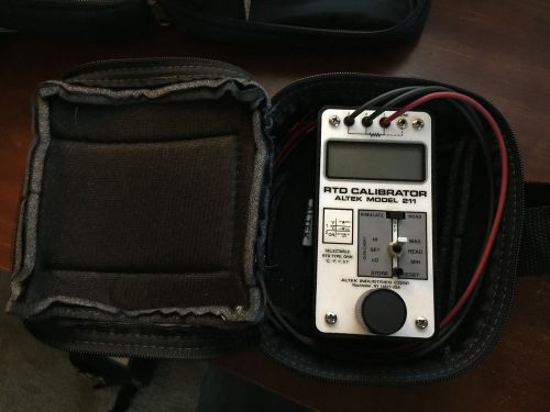 Altek rtd calibrator 211 for sale
