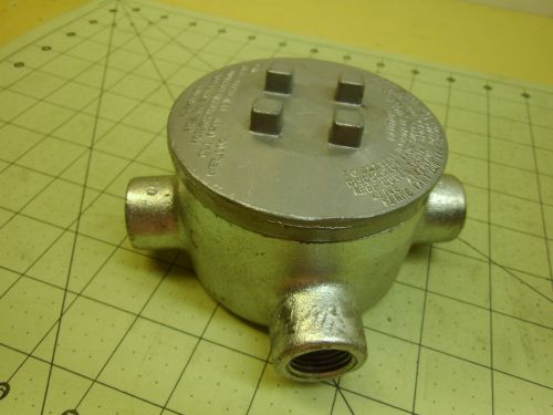 O-Z / GEDNEY OUTLET BOX- TYPE T SIZE 1/2&#034; FOR USE IN HAZARDOUS LOCATIONS #1943