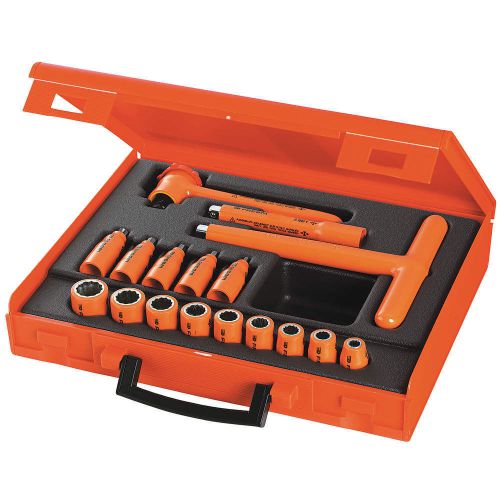 Insulated socket set, 17-pieces, 3/8 in. fc-j.401avse for sale