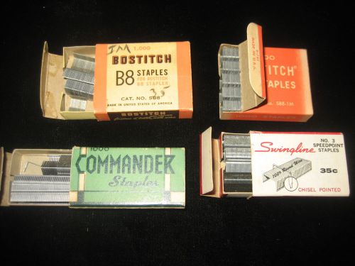 Vintage Staples Bostitch Commander Arrow Swingline Lot of 4 Desktop Display