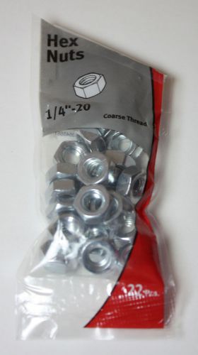 Dorman Hex Nuts 1/4&#034; - 20 Coarse Thread 20 pieces