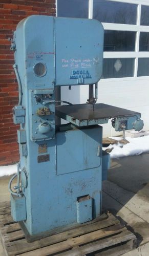 Do-all 16&#034; vertical metal cutting band saw, model ml for sale