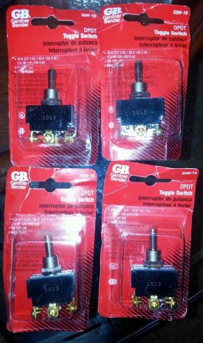 Gardner GSW-16 Heavy Duty Toggle Switch, ON-OFF-ON, Double Pole &amp; Throw