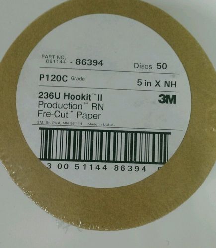 3M Hookit II 236U P120 Sanding disc 5&#034;