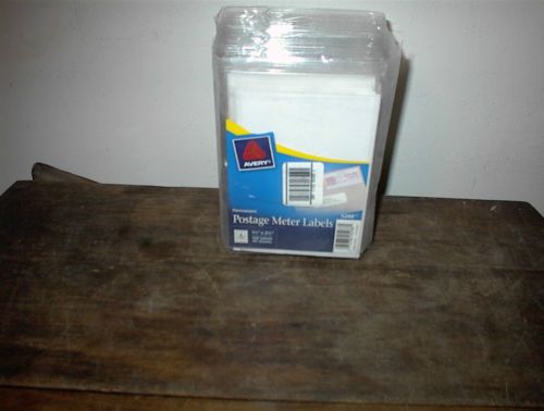 6 PACKS AVERY PERMANENT POSTAGE METER LABELS 5288 6-160=960 COUNT 1-1/2 x 2-3/4&#034;