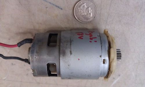 5FF11 MOTOR FROM RYOBI DRILL: 18VDC, TESTS OK, VERY GOOD CONDITION