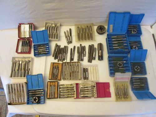 Large Tap and Die Lot 140+ Whitney Hanson Greenfield Brubaker etc.