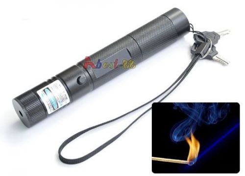 New Military 405nm Blue Laser Pointer Light Lazer Beam High Power Tactical Pen