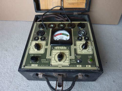 Stark 9-11 Tube tester - 1940&#039;s vintage - working condition - made in Canada