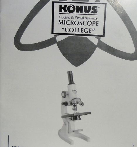 Konus Optical &amp; Visual Systems, Microscope &#034;College&#034; Biologic Binocular