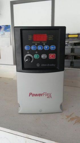 Allen-Bradley Powerflex 40 22B-D010N104 AC Drive 480VAC 3-Phase 10A 4kW 5HP IP20