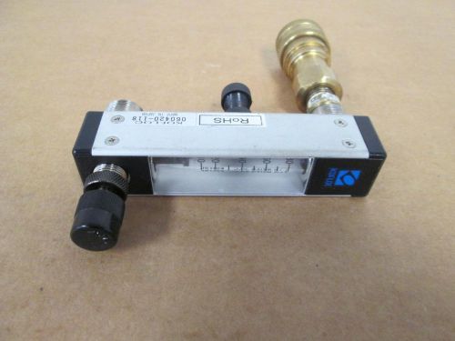 Kofloc 060420-118  Compact Reed Switch Flow Meter w/Female Quick Connect