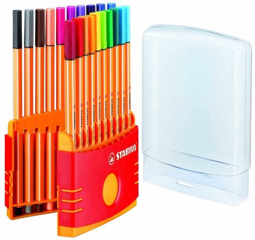 Stabilo Point 88 Color Parade 20pk Assorted Color Ink Pen Set