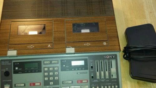 Sony BM-246 Confer-Corder Dual Court Recorder Transcriber with Foot Pedal