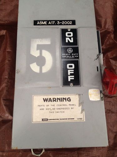 GE General Electric THN3362 60 Amp Non-Fusible Disconnect Safety Switch 600VAC