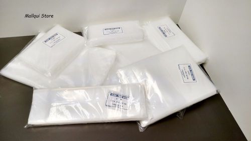 200 CLEAR 6 x 8 POLY BAGS 4 MIL PLASTIC FLAT OPEN TOP