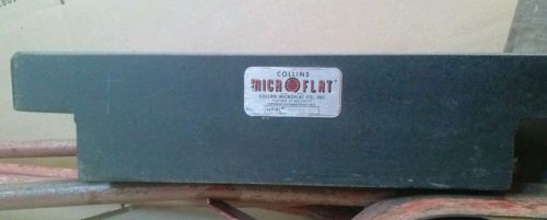 COLLINS MICROFLAT GRANITE SURFACE INSPECTION PLATE 12&#034;x18&#034;x4&#034; S/N:75273