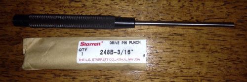 LS Starrett Drive Pin Punch 3/16&#034; Athol, Mass. USA