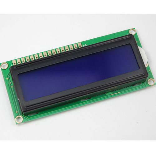 1602 16x2 Character LCD Display Module HD44780 Controller Blue Blacklight new