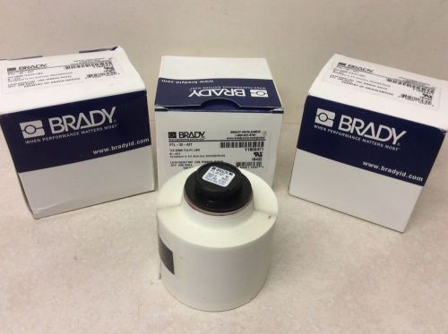 Lot of 3 brady portable thermal labels tls2200 r4310 ink ribbon y1802471 (d-39) for sale