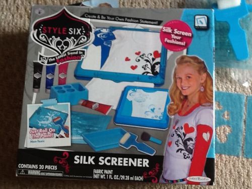 Complete silk screening screen screener create your own fashion statement kit