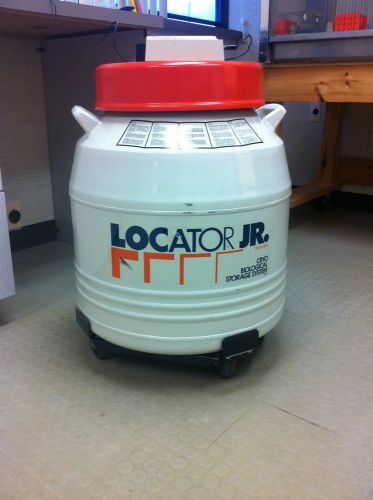 Locator Jr Liquid Nitrogen Storage Tank with Monitor and Cart