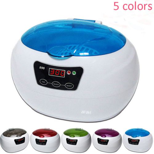 50W 600ml Household Ultrasonic Cleaner For Denture Shaver Glasses Watch Jewelry