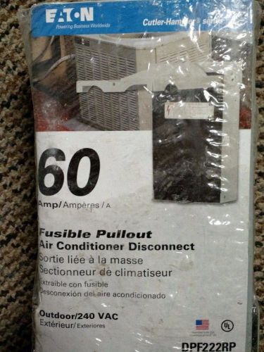 60 amp Fusible Pullout Disconnect / Eaton DPF222RP