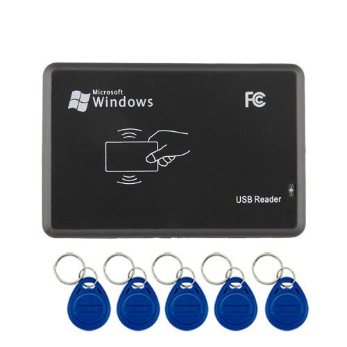 USB 125Khz RFID T5577 EM4305 Card Reader/Writer Copier/Writer Programmer Burner