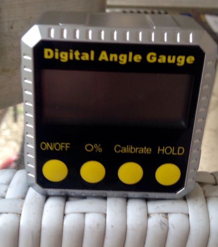 Pittsburgh Magnetic Digital Angle Gauge Protractor Level