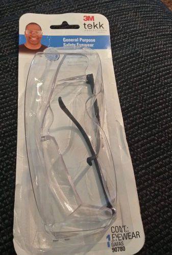 3M Tekk Protection General Purpose Safety Glasses Clear Lens *Fathers Day SALE*