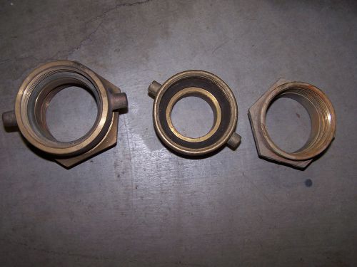 (3) Fire Hydrant Fittings 2 1/2&#034;