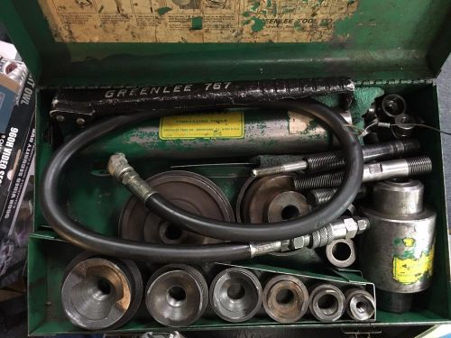 GREENLEE 7306 KNOCKOUT PUNCH AND HYDRAULIC DRIVER SET FOR 1/2&#034; TO 4&#034;