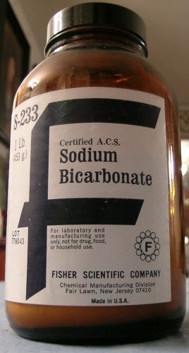 Sodium bicarbonate, fisher for sale