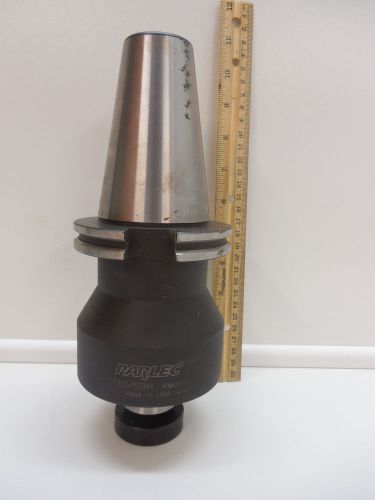 Parlec cat 50  -15sm4 #4798427 face / shell mill adapter 1-1/2&#034; shank for cutter for sale